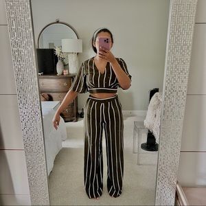 Striped Two Piece Set